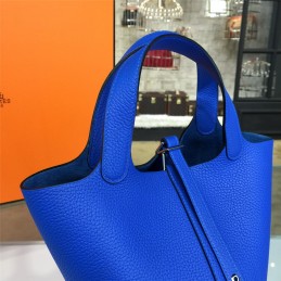 Royal Blue Picotin Lock 13 Bag