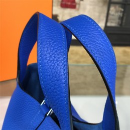 Royal Blue Picotin Lock 13 Bag