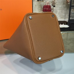 Tan Picotin Lock 13 Bag