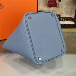 Light Blue Picotin Lock 13 Bag