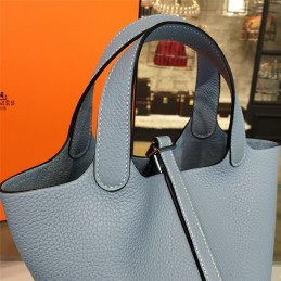 Light Blue Picotin Lock 13 Bag