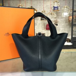 Black Picotin Lock 13 Bag