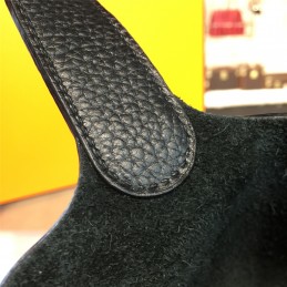 Black Picotin Lock 13 Bag