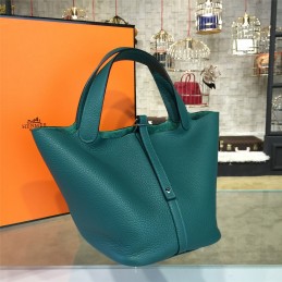 Teal Picotin Lock 13 Bag
