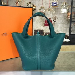 Teal Picotin Lock 13 Bag