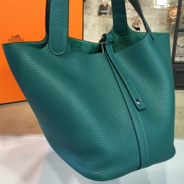 Teal Picotin Lock 13 Bag