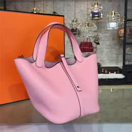 Pink Picotin Lock 13 Bag