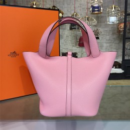 Pink Picotin Lock 13 Bag