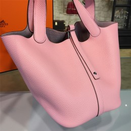 Pink Picotin Lock 13 Bag
