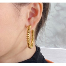 Clash Large Hoop Earring...