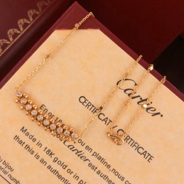 Clash Studded Necklace Rose...