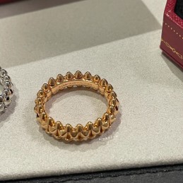 Clash Studded Ring Rose Gold
