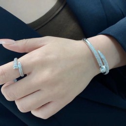 Juste Un Clou Pave Ring And...