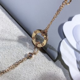 Love Chain Bracelet Rose Gold