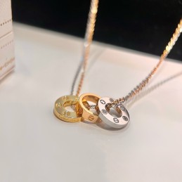 Love Double Ring Necklace...