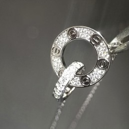 Love Double Ring Pave...