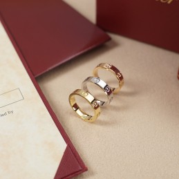Love Smooth Ring Three Tone