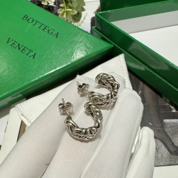 Braided Chain Hoop Earrings...