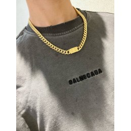 Cuban Chain Choker Gold