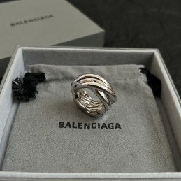 Twisted Multi Band Ring Silver