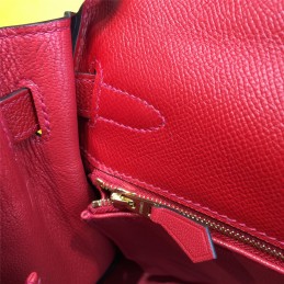 Red Kelly 28 Bag With Twilly Handle