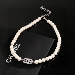 Silver-Tone Crystal CC...