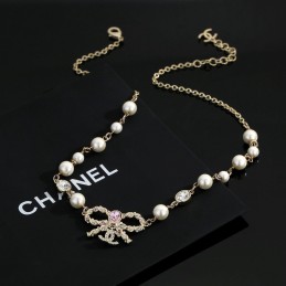 Gold-Tone Crystal Ribbon...
