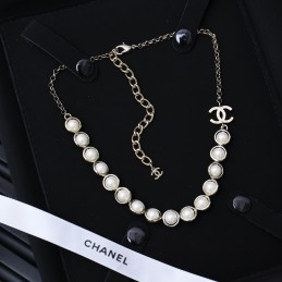 Gold-Tone Bezel-Set Pearl...