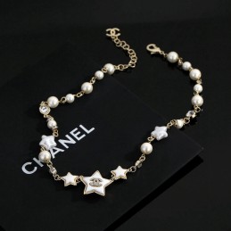 Gold-Tone Pearly Star and...