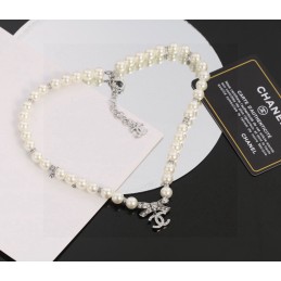 Pearl Choker with Crystal...
