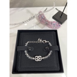 Clear Bead Bracelet with...