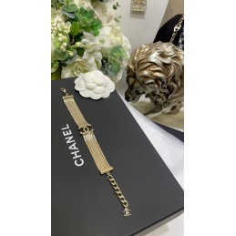 Fringed Plaque Bracelet Gold