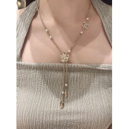 Camellia Pearl Lariat...