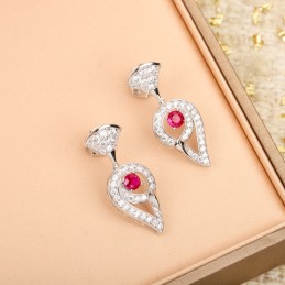 Pave Leaf Drop Earrings...