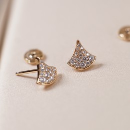 Full Pave Fan Stud Earrings...
