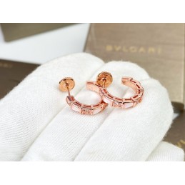 Serpenti Pink Enamel Hoop...