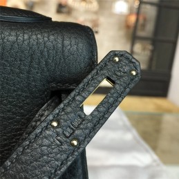 Black Kelly 28 Gold Hardware Bag