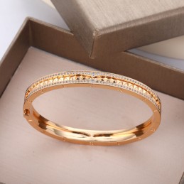 Studded Double Row Pave...
