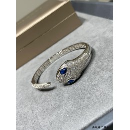 Serpenti Pave Bangle with...