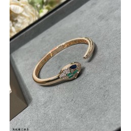 Serpenti Green Enamel Head...