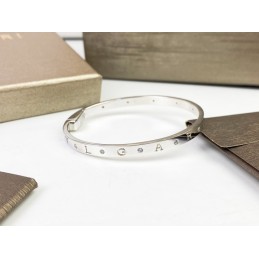 Engraved Slim Bangle Silver