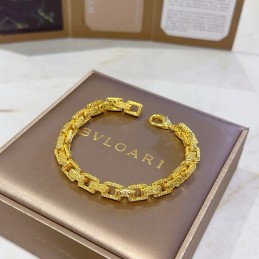 Pave Square Link Bracelet...