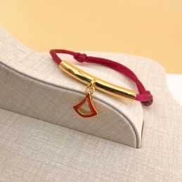 Red Cord Bracelet with Red...