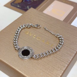 Curb Chain Bracelet with...