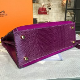 Fuchsia Kelly 28 Gold Hardware Bag
