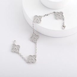 Vintage Alhambra White Gold...