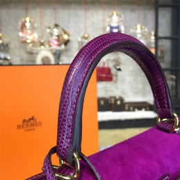 Fuchsia Kelly 28 Gold Hardware Bag