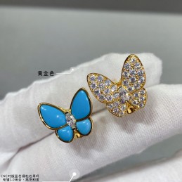 Two Butterfly Yellow Gold...