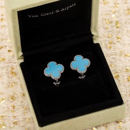 Vintage Alhambra White Gold...