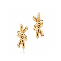 18k Yellow Gold Knot Stud...